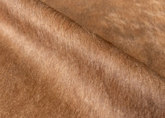 Chocolate Tan Cowhide Rug (Size: 220 X 200 CM)