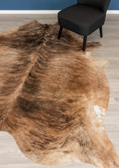 Medium Brindle Cowhide Rug (Size: 240 X 210 CM)