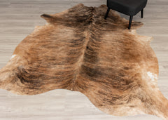 Medium Brindle Cowhide Rug (Size: 240 X 210 CM)