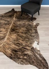 Medium Brindle Cowhide Rug (Size: 230 X 220 CM)