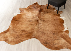 Medium Brindle Cowhide Rug (Size: 230 X 210 CM)