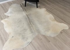 Grey Cowhide Rug (Size: 210 X 180 CM)