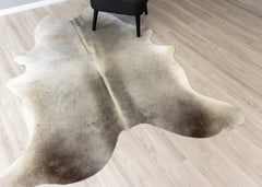 Grey Cowhide Rug (Size: 210 X 170 CM)