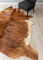 Medium Brindle Cowhide Rug (Size: 240 X 200 CM)