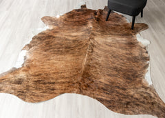 Medium Brindle Cowhide Rug (Size: 240 X 200 CM)