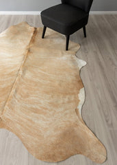 Light Brindle Cowhide Rug (Size: 230 X 190 CM)