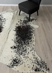 Salt Pepper Black & White Cowhide Rug (Size: 240 X 200 CM)