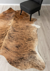 Medium Brindle Cowhide Rug (Size: 230 X 200 CM)