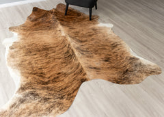 Medium Brindle Cowhide Rug (Size: 230 X 200 CM)