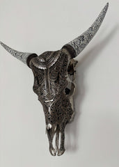 Authentic Cow Hand Carved Skull