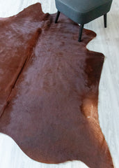 Natural Brown Cowhide Rug (Size: 240 X 200 CM) CHR1912