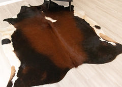 Reddish Cowhide Rug (Size: 220 X 190 CM) CHR2194