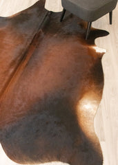 Reddish Cowhide Rug (Size: 240 X 200 CM) CHR2196