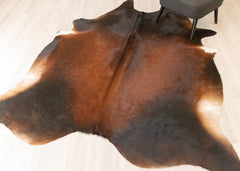 Reddish Cowhide Rug (Size: 240 X 200 CM) CHR2196