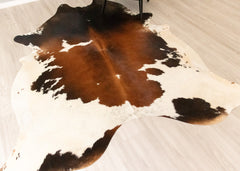 Reddish Cowhide Rug (Size: 240 X 200 CM) CHR2202