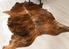 Dark Brindle Cowhide Rug (Size: 230 X 200 CM) CHR2530