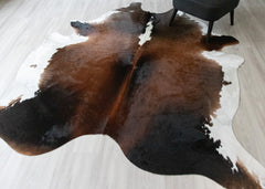 Reddish Cowhide Rug (Size: 260 X 220 CM) CHR2537