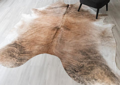 Light Brindle Cowhide Rug (Size: 270 X 230 CM) CHR2538