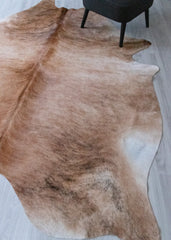 Light Brindle Cowhide Rug (Size: 270 X 230 CM) CHR2542