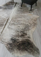 (Rare) Grey Brindle Cowhide Rug (Size: 270 X 210 CM) CHR2543