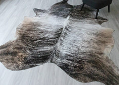 (Rare) Grey Brindle Cowhide Rug (Size: 290 X 230 CM) CHR2544