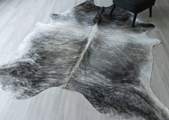 (Rare) Grey Brindle Cowhide Rug (Size: 260 X 220 CM) CHR2546