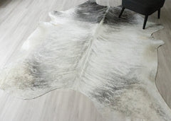 (Rare) Grey Brindle Cowhide Rug (Size: 260 X 220 CM) CHR2547