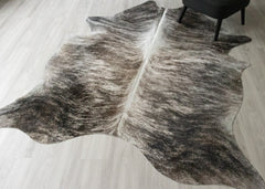 (Rare) Grey Brindle Cowhide Rug (Size: 230 X 200 CM) CHR2548
