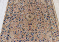 Authentic Wool Hand-Knotted Floral Hallway Runner Rug - 90 x 160 CM