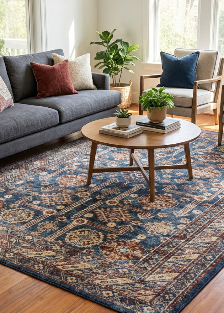 Multi-Colour Vintage Area Rug – Rug House NZ