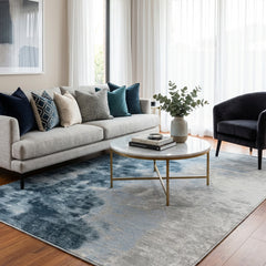 Polyester machine made printed washable rug
