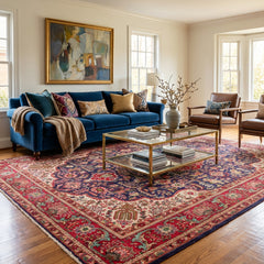 Vintage Tabriz Hand-Knotted Wool Persian Rug (Size: 300 X 385 CM)