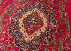 Vintage Tabriz Hand-Knotted Wool Persian Rug (Size: 300 X 380 CM)