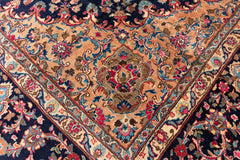 Signed Vintage Neyshabur Hand-Knotted Wool Persian Rug (Size: 305 X 400 CM)