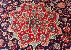 Vintage Sarouk Hand-Knotted Wool Persian Rug (Size: 300 X 406 CM)