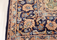 Vintage Esfahan Hand-Knotted Wool Persian Rug (Size: 300 X 405 CM)
