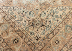 Vintage Nain Hand-Knotted Wool Persian Rug (Size: 300 X 390 CM)