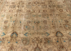 Vintage Tabriz Muted Hand-Knotted Wool Persian Rug (Size: 305 X 400 CM)