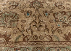 Vintage Tabriz Muted Hand-Knotted Wool Persian Rug (Size: 305 X 400 CM)