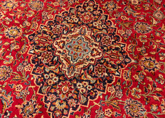 Vintage Kashan Hand-Knotted Wool Persian Rug (Size: 295 X 410 CM)