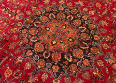 Vintage Mashad Hand-Knotted Wool Persian Rug (Size: 290 X 395 CM)