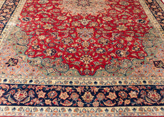 Vintage Arak Hand-Knotted Wool Persian Rug (Size: 310 X 405 CM)