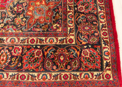 Vintage Khorasan Hand-Knotted Wool Persian Rug (Size: 295 X 390 CM)