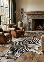 Genuine Zebra Hide Rug – A Grade Burchell’s Zebra Skin