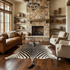 Genuine Zebra Hide Rug – A Grade Burchell’s Zebra Skin