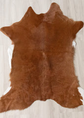 Calfskin - Brown/White (Size: 110 X 90 CM) CS637
