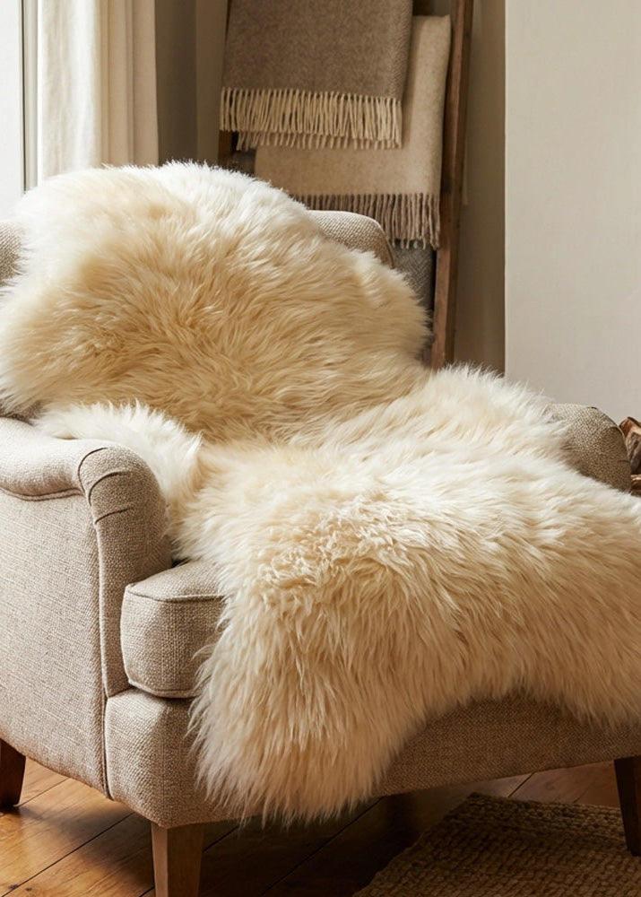 Champagne Sheepskin Rug - New Zealand Lambskin – Rug House NZ