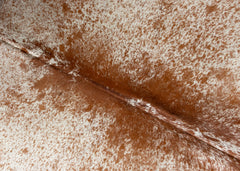Salt Pepper Brown & White Cowhide Rug (Size: 210 X 200 CM)