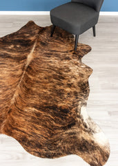 Medium Brindle Cowhide Rug (Size: 230 X 190 CM)