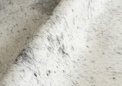 Salt Pepper Black & White Cowhide Rug (Size: 230 X 180 CM)